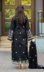 Black Embroidery 3pcs